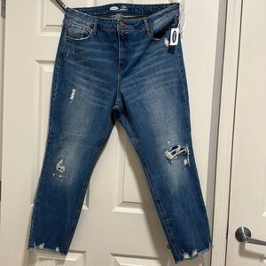 Brand new old navy jeans! Power slim straight high rise size 18
